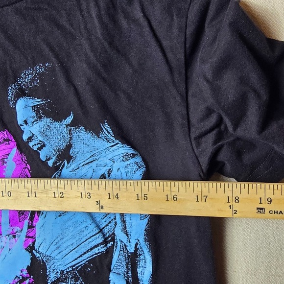 Jimi Hendrix Men's T-Shirt Size Small Black Authentic Hendrix Graphic Tee - Picture 4 of 7